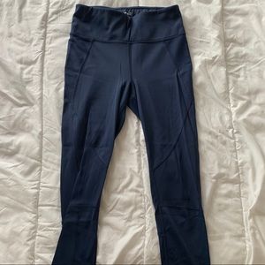 Navy blue workout leggings (medium)